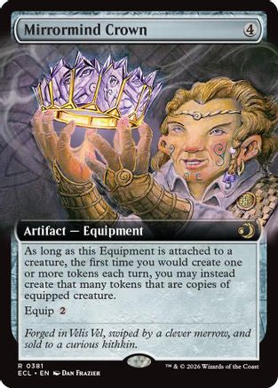 Mirrormind Crown (Extended Art) (381) Foil - Lorwyn Eclipsed