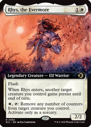 Rhys, the Evermore (Extended Art) (354) - Lorwyn Eclipsed