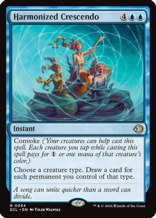 Harmonized Crescendo (054) Foil - Lorwyn Eclipsed