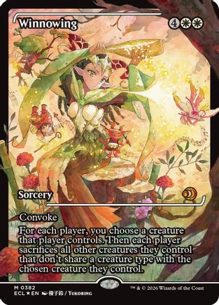 Winnowing (Showcase) (382) Foil - Lorwyn Eclipsed