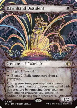 Dawnhand Dissident (Showcase) (311) Foil - Lorwyn Eclipsed