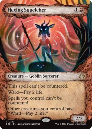 Hexing Squelcher (Showcase) (317) Foil - Lorwyn Eclipsed