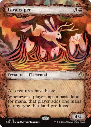 Lavaleaper (Showcase) (318) Foil - Lorwyn Eclipsed