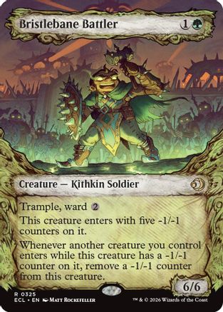 Bristlebane Battler (Showcase) (325) Foil - Lorwyn Eclipsed