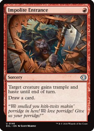 Impolite Entrance (146) Foil - Lorwyn Eclipsed