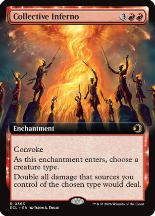 Collective Inferno (Extended Art) (363) Foil - Lorwyn Eclipsed