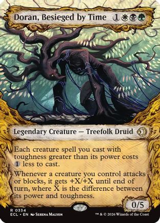 Doran, Besieged by Time (Showcase) (334) Foil - Lorwyn Eclipsed