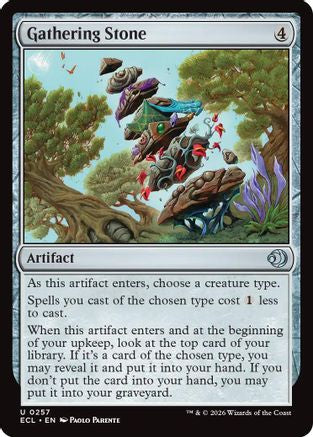 Gathering Stone (257) Foil - Lorwyn Eclipsed