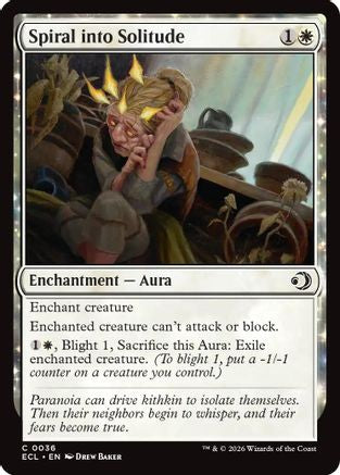 Spiral into Solitude (036) Foil - Lorwyn Eclipsed