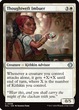 Thoughtweft Imbuer (038) Foil - Lorwyn Eclipsed