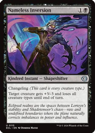 Nameless Inversion (113) Foil - Lorwyn Eclipsed