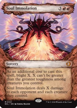 Soul Immolation (Showcase) (321) Foil - Lorwyn Eclipsed