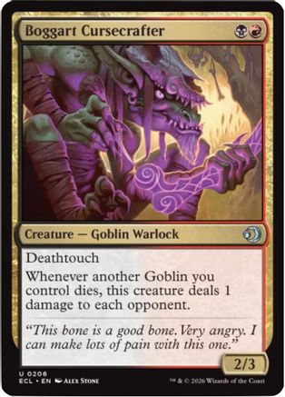Boggart Cursecrafter (206) Foil - Lorwyn Eclipsed