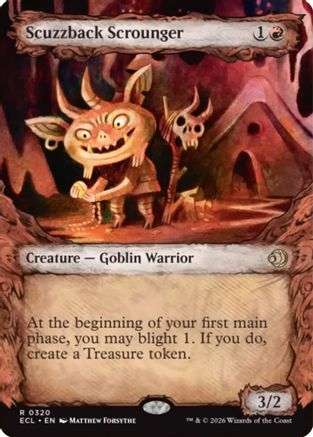 Scuzzback Scrounger (Showcase) (320) Foil - Lorwyn Eclipsed