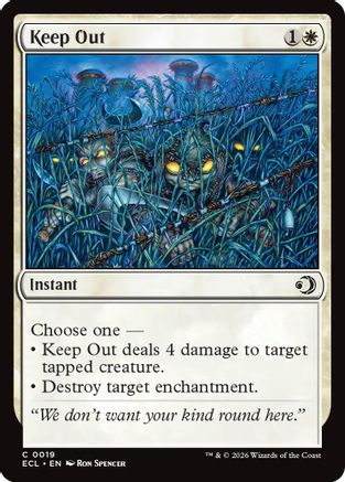 Keep Out (019) Foil - Lorwyn Eclipsed