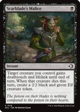 Scarblade's Malice (119) Foil - Lorwyn Eclipsed