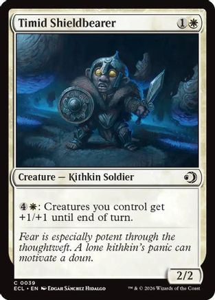Timid Shieldbearer (039) Foil - Lorwyn Eclipsed