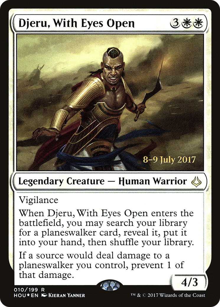 Djeru, With Eyes Open [Hour of Devastation Prerelease Promos] | Silver Goblin