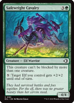 Safewright Cavalry (191) Foil - Lorwyn Eclipsed