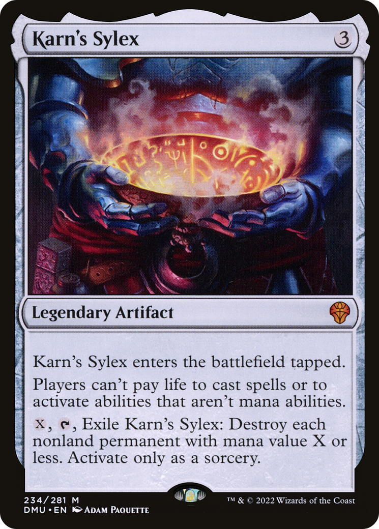 Karn's Sylex [Dominaria United] | Silver Goblin