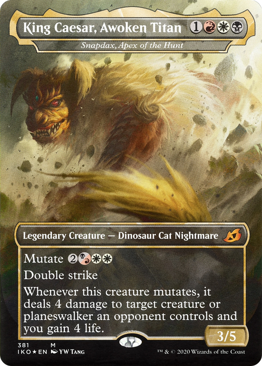Snapdax, Apex of the Hunt - King Caesar, Awoken Titan (Godzilla Series) [Ikoria: Lair of Behemoths] Foil