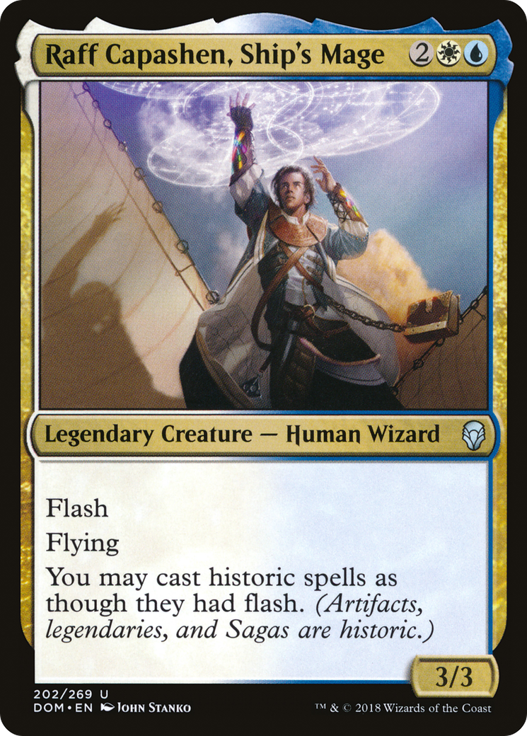 Raff Capashen, Ship's Mage [Dominaria] | Silver Goblin