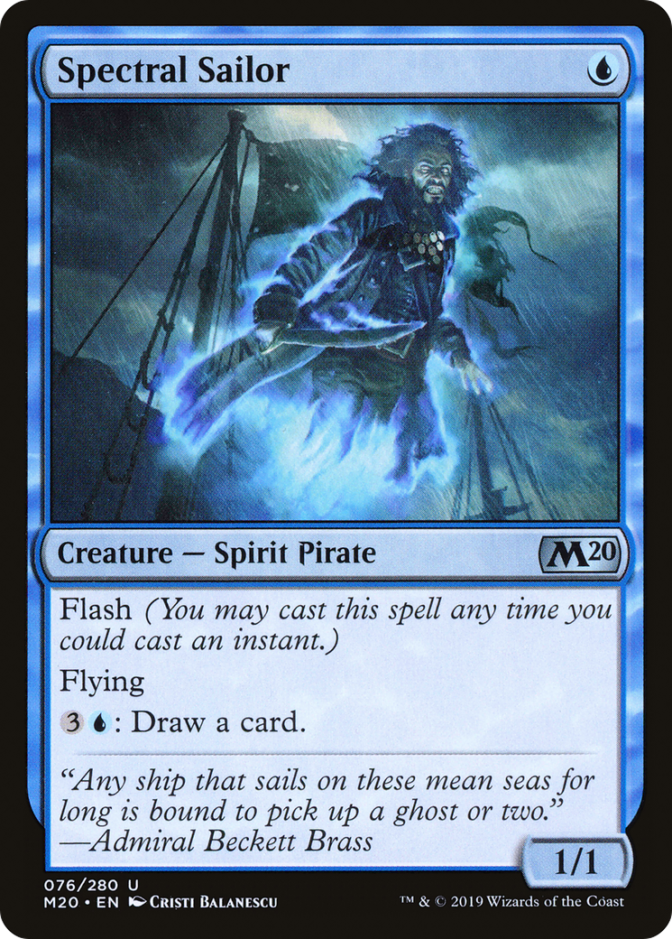 Spectral Sailor [Core Set 2020] | Silver Goblin