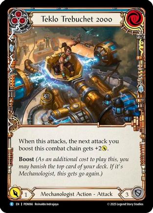 Teklo Trebuchet 2000 (PEN066) Rainbow Foil - Compendium of Rathe