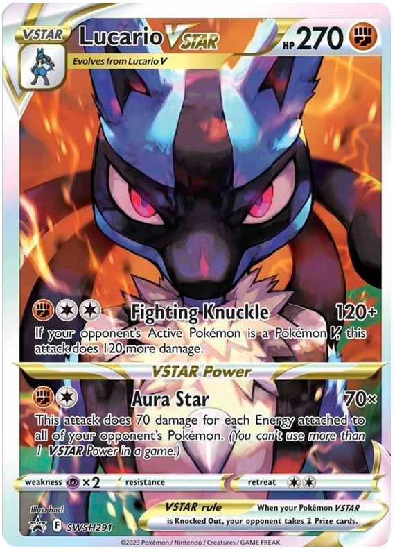 Lucario VSTAR (SWSH291) [Sword & Shield: Black Star Promos] | Silver Goblin