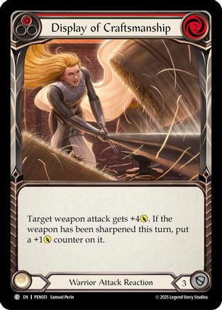 Display Of Craftsmanship (Red) (PEN051) Rainbow Foil - Compendium of Rathe