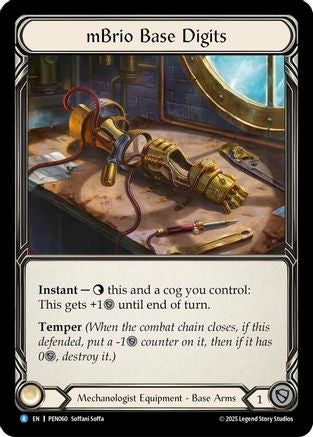 Mbrio Base Digits (PEN060) Cold Foil - Compendium of Rathe