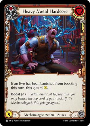 Heavy Metal Hardcore (Red) (PEN072) Rainbow Foil - Compendium of Rathe