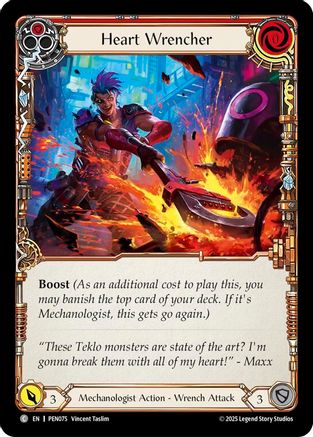 Heart Wrencher (Red) (PEN075) Rainbow Foil - Compendium of Rathe