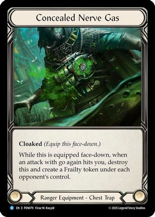 Concealed Nerve Gas (PEN079) Cold Foil - Compendium of Rathe