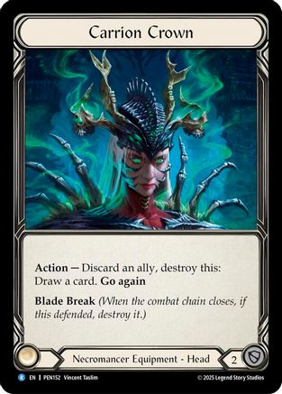 Carrion Crown (PEN152) Cold Foil - Compendium of Rathe