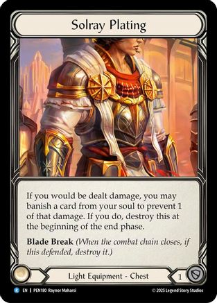 Solray Plating (PEN180) Cold Foil - Compendium of Rathe