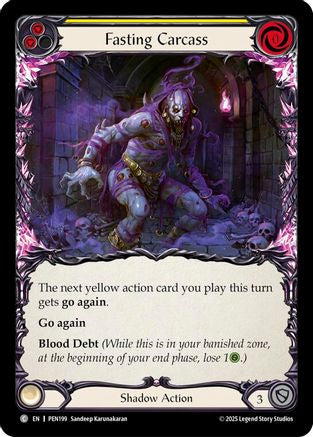 Fasting Carcass (Yellow) (PEN199) - Compendium of Rathe