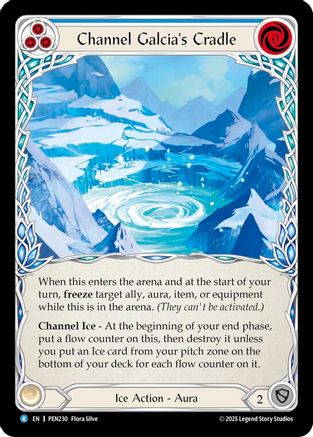 Channel Galcias Cradle (Blue) (PEN230) Rainbow Foil - Compendium of Rathe