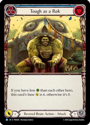 Tough As A Rok (Blue) (PEN285) Rainbow Foil - Compendium of Rathe