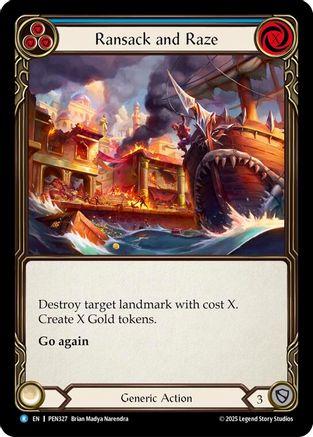 Ransack And Raze (Blue) (PEN327) - Compendium of Rathe