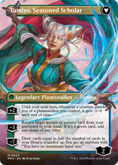 Tamiyo, Inquisitive Student // Tamiyo, Seasoned Scholar (Borderless) [Modern Horizons 3] | Silver Goblin