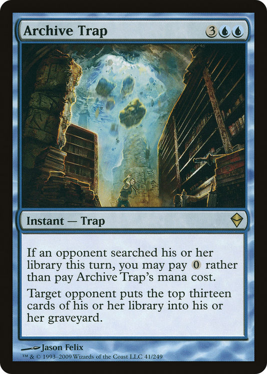 Archive Trap [Zendikar] Foil