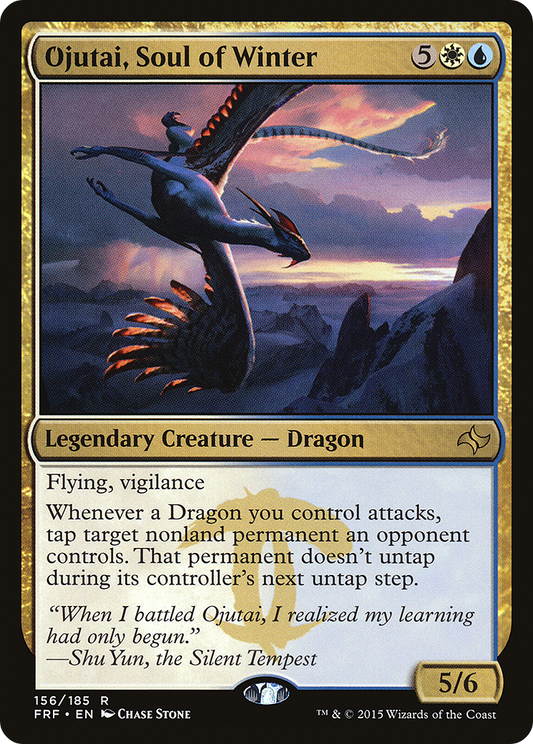 Ojutai, Soul of Winter [Fate Reforged] Foil
