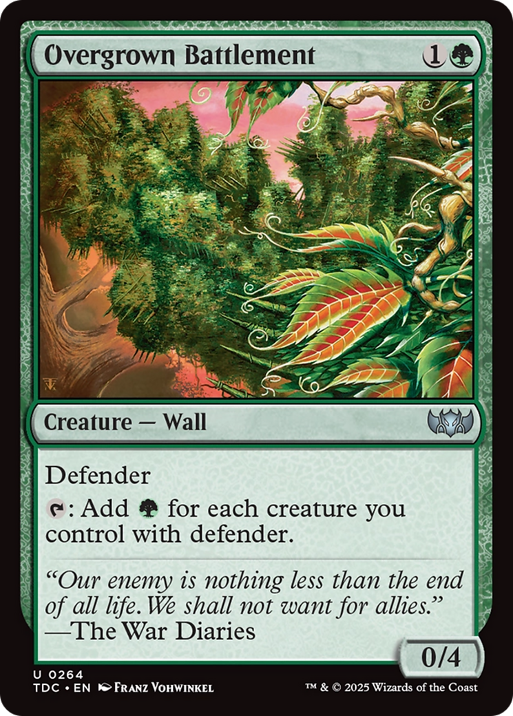 Overgrown Battlement (264) - Commander: Tarkir: Dragonstorm