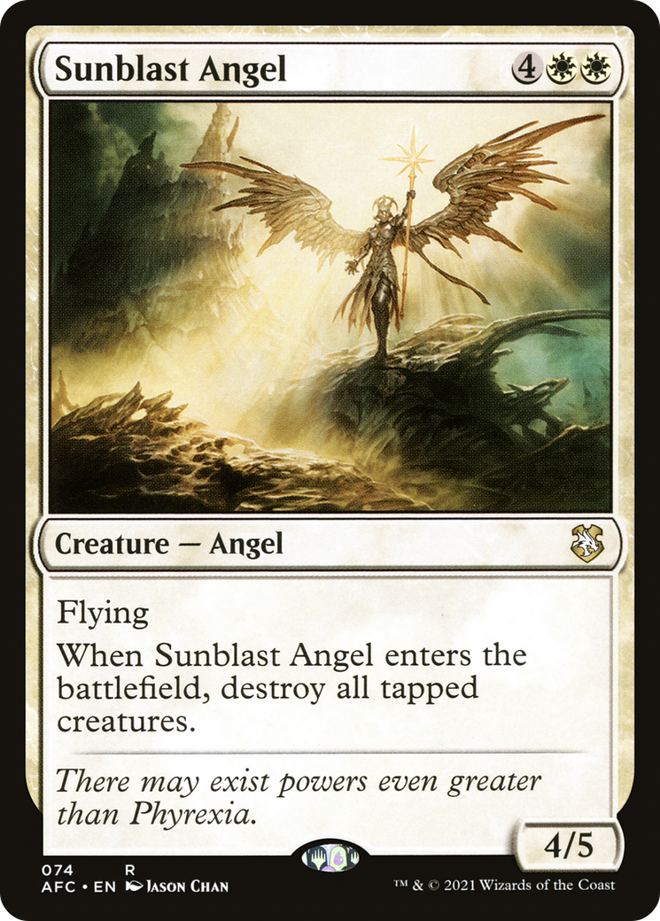 Sunblast Angel [Dungeons & Dragons: Adventures in the Forgotten Realms Commander] | Silver Goblin