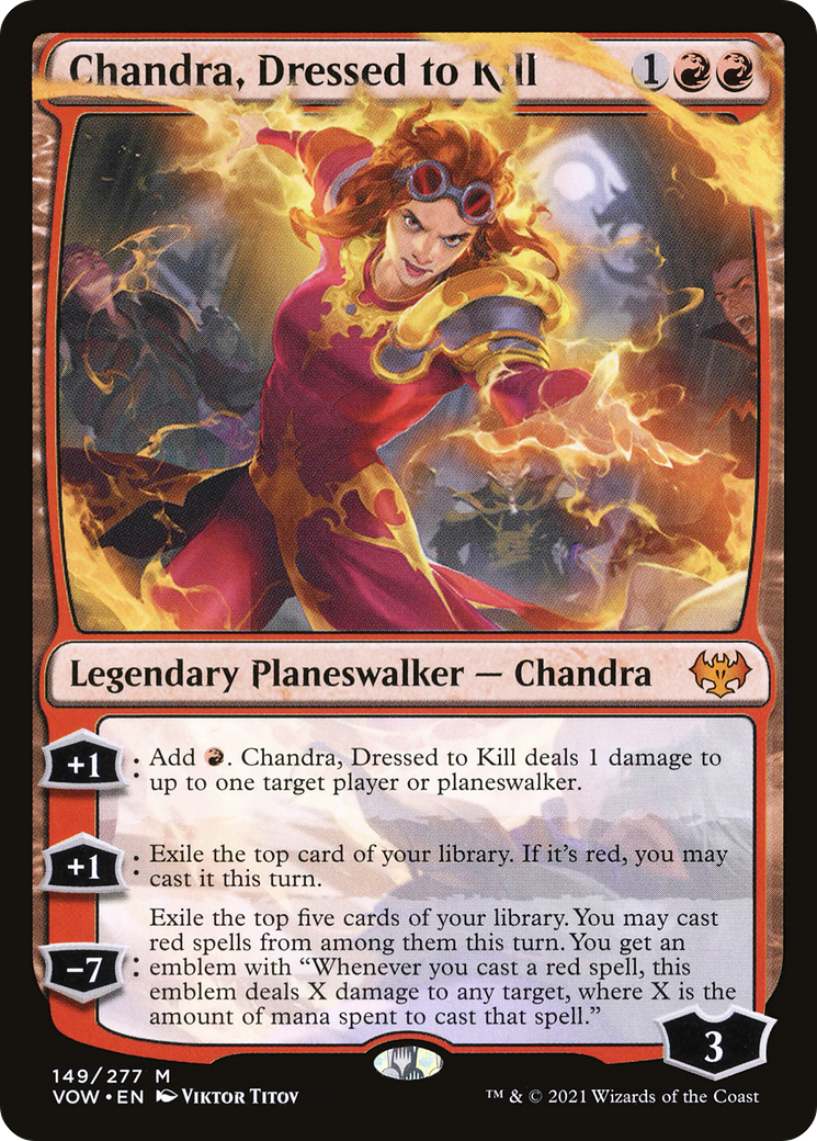 Chandra, Dressed to Kill [Innistrad: Crimson Vow] | Silver Goblin