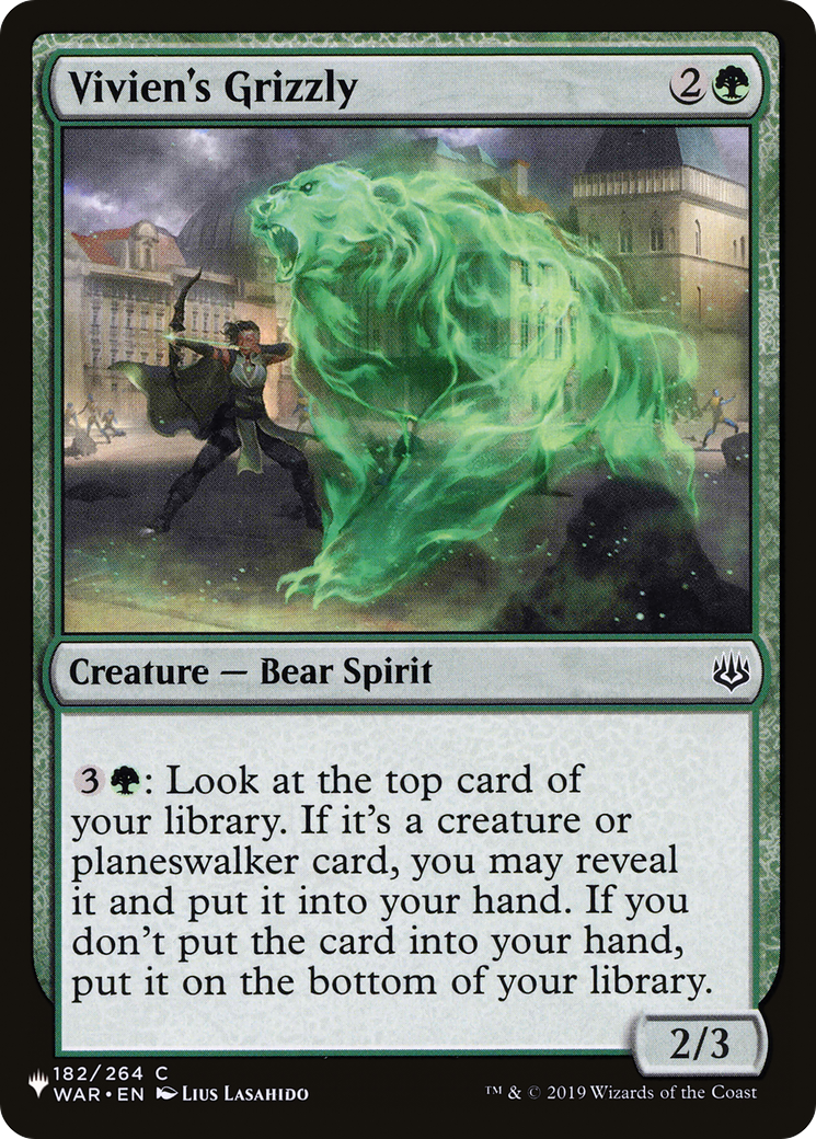 Vivien's Grizzly [The List] | Silver Goblin