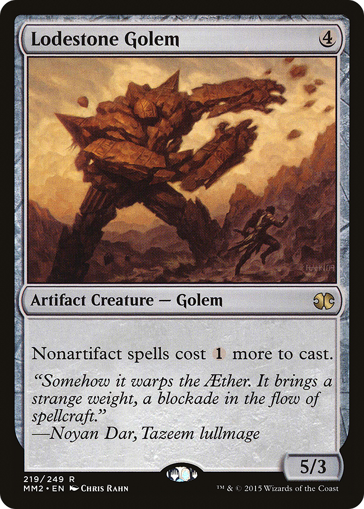 Lodestone Golem [Modern Masters 2015] | Silver Goblin