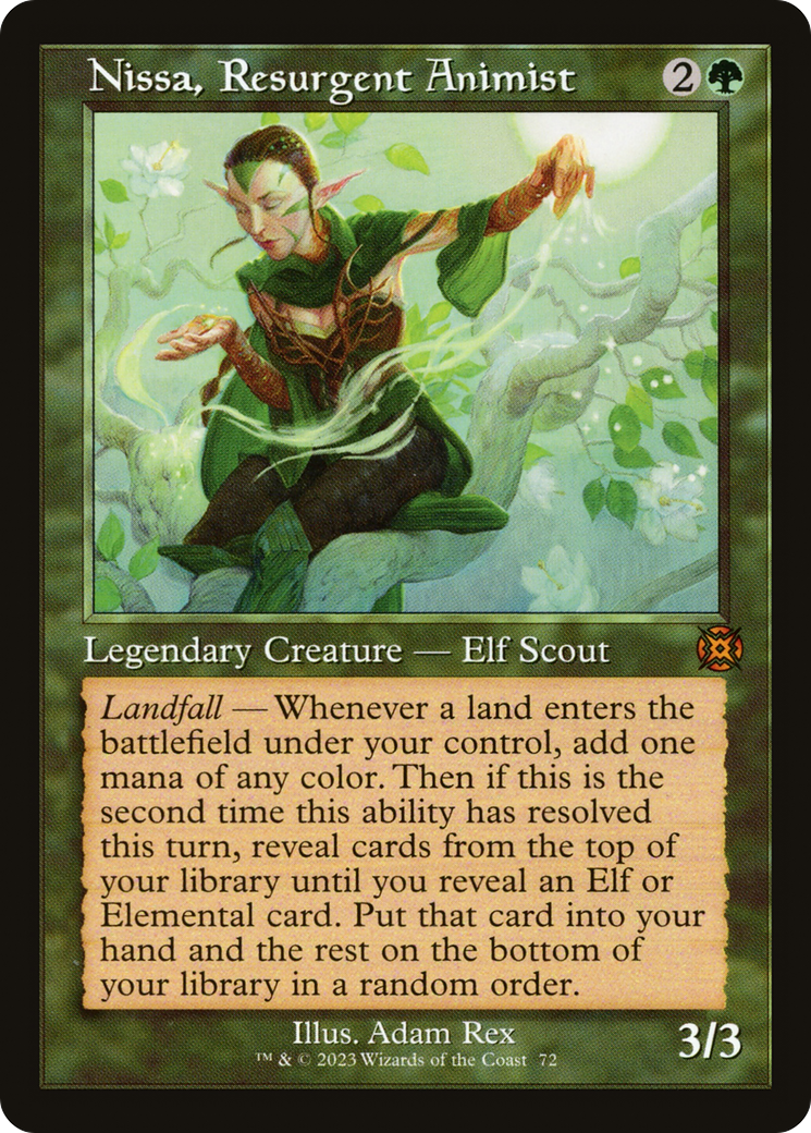 Nissa, Resurgent Animist (Retro) [March of the Machine: The Aftermath] | Silver Goblin