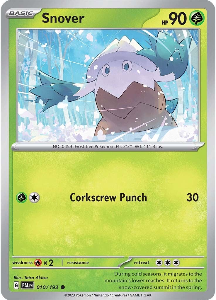 Snover (010/193) [Scarlet & Violet: Paldea Evolved] | Silver Goblin